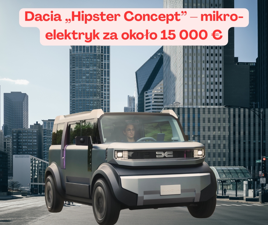 Dacia „Hipster Concept” – mikro-elektryk za około 15 000 €