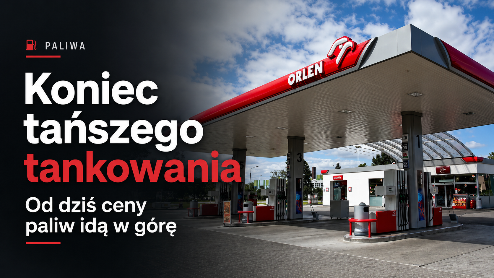 Koniec tańszego tankowania. Od dziś paliwa wyraźnie ...