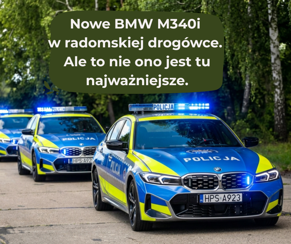 BMW M340i xDrive trafiło do Radomia. Mazowiecka drogówka ...