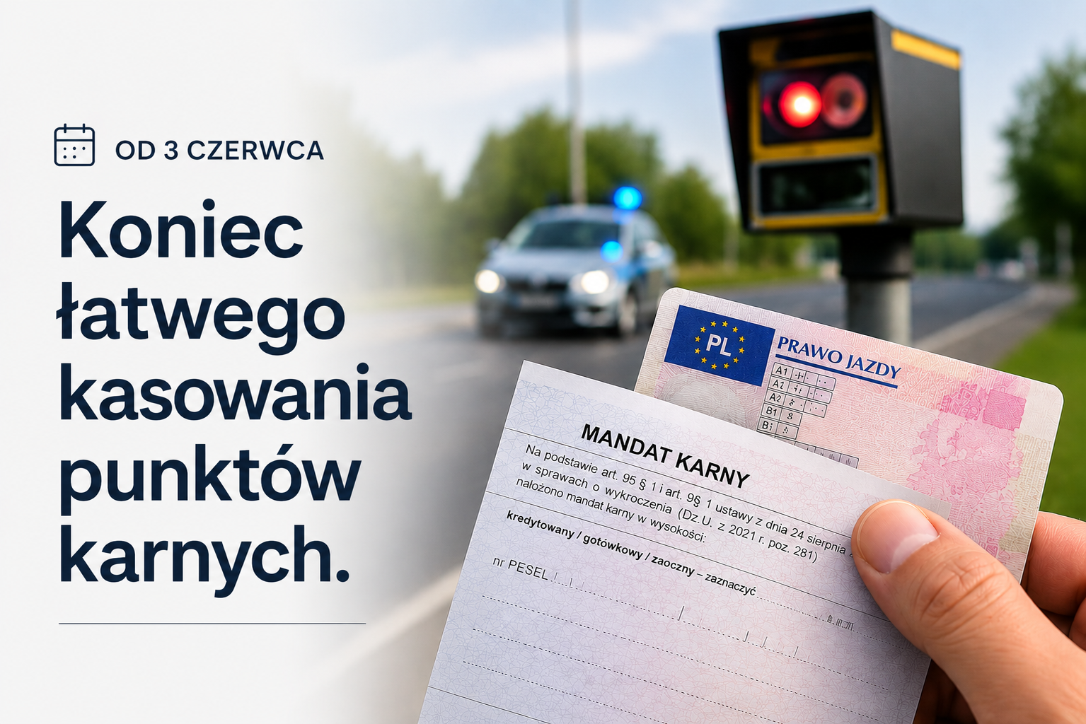 Od 3 czerwca kierowcy stracą ważny „bezpiecznik”. ...