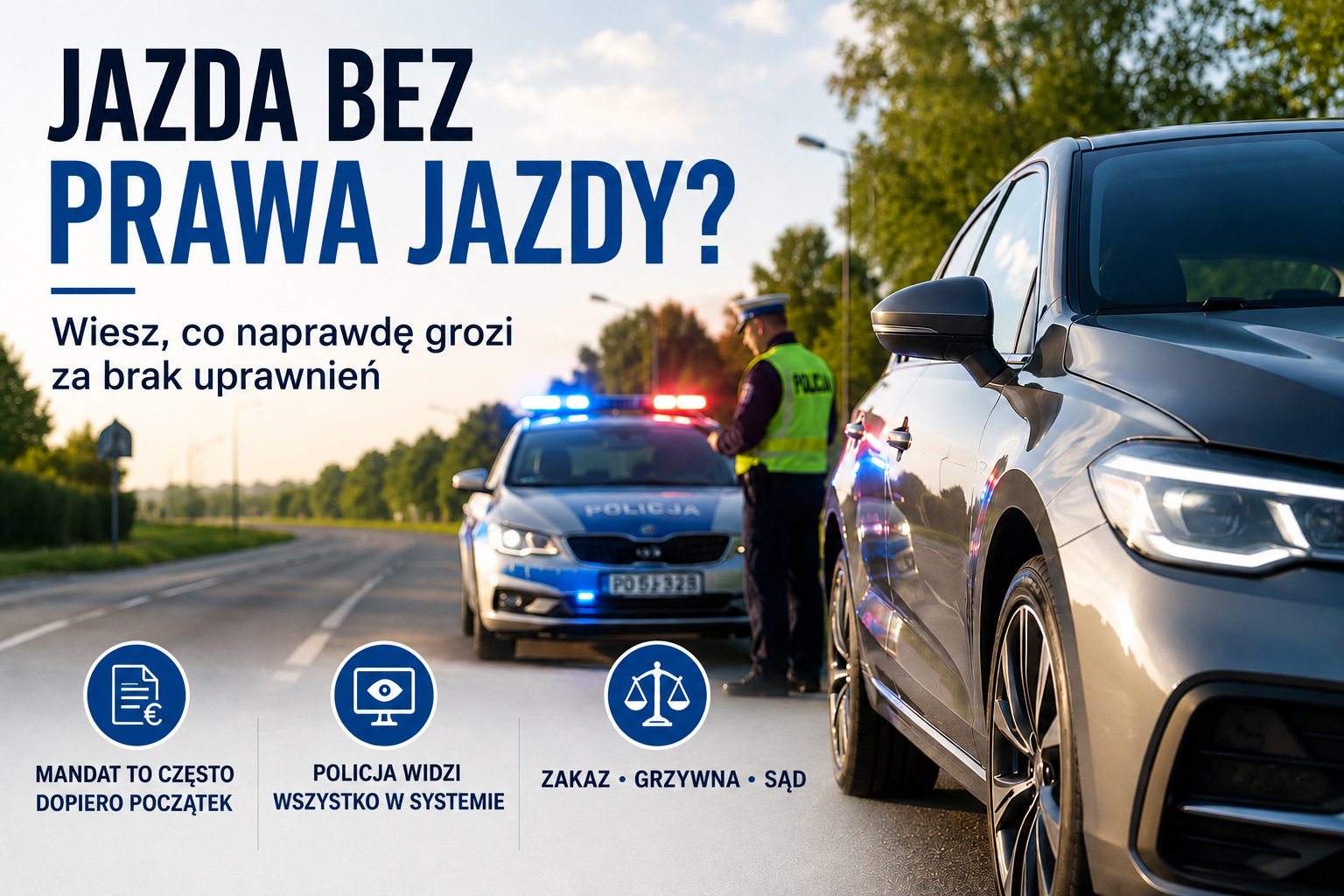 Wiesz, co naprawdę grozi za jazdę bez uprawnień? ...