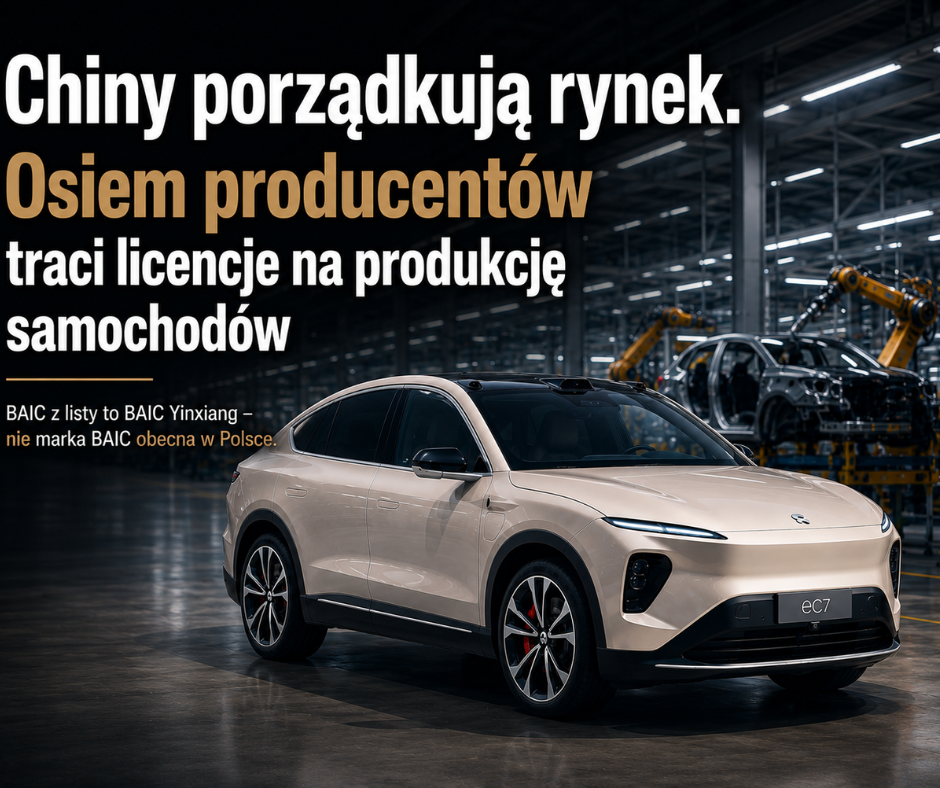 Chiny właśnie zamknęły rozdział ośmiu marek. ...
