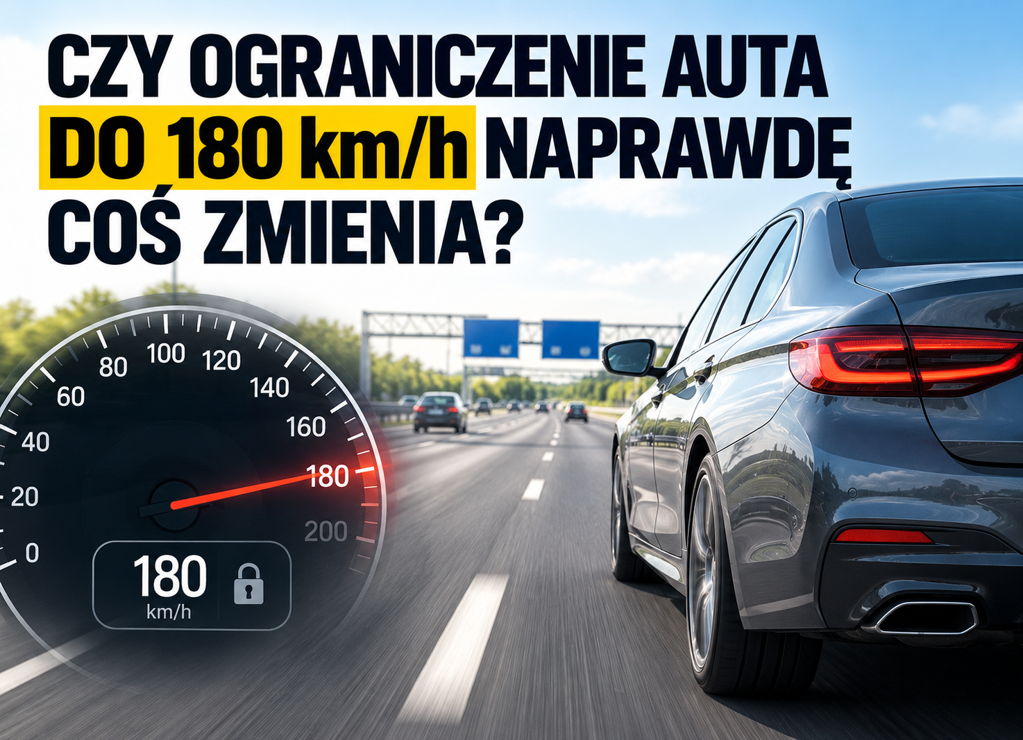 Czy ograniczenie auta do 180 km/h naprawdę coś zmienia?