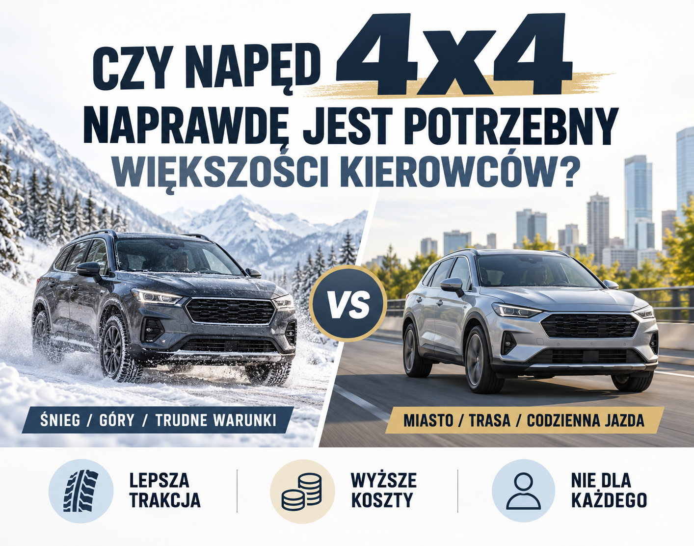 Czy napęd 4x4 naprawdę jest potrzebny większości kierowców?