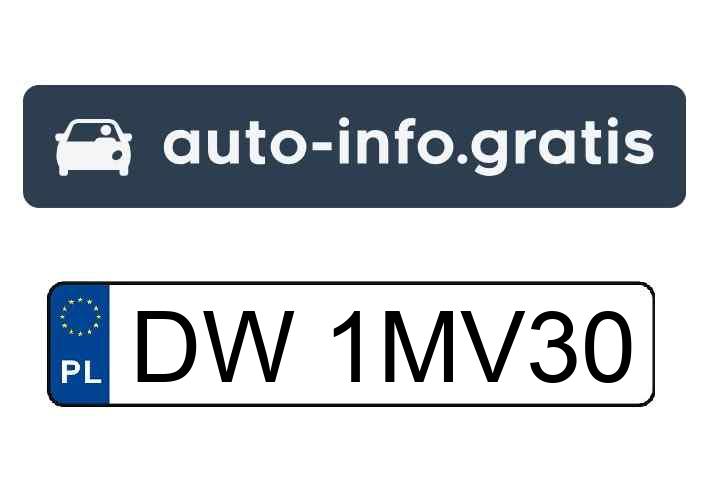 Skradziono pojazd o numerach rejestracyjnych DW1MV30