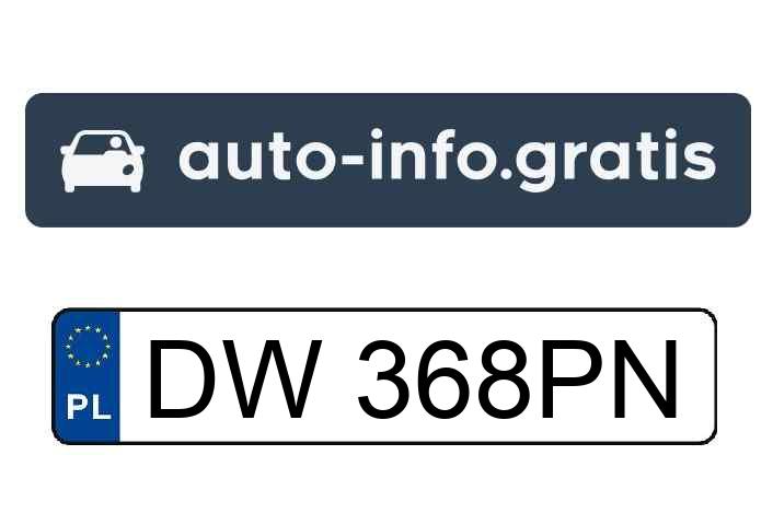 Skradziono pojazd o numerach rejestracyjnych DW368PN