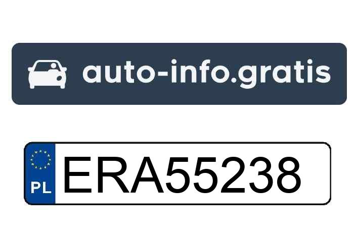 Skradziono pojazd o numerach rejestracyjnych ERA55238