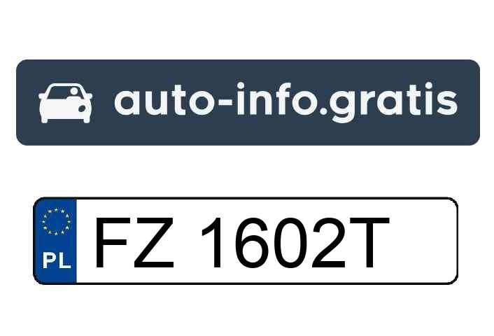 Skradziono pojazd o numerach rejestracyjnych FZ1602T