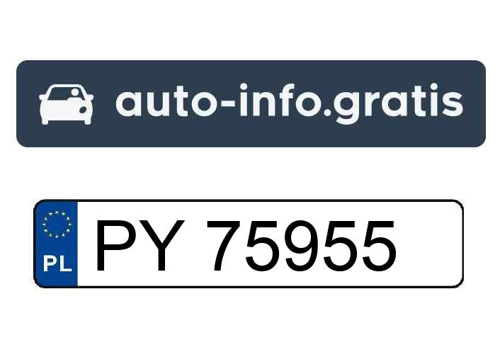 Skradziono pojazd o numerach rejestracyjnych PY75955