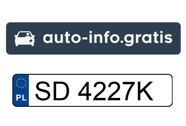Skradziono pojazd o numerach rejestracyjnych SD4227K