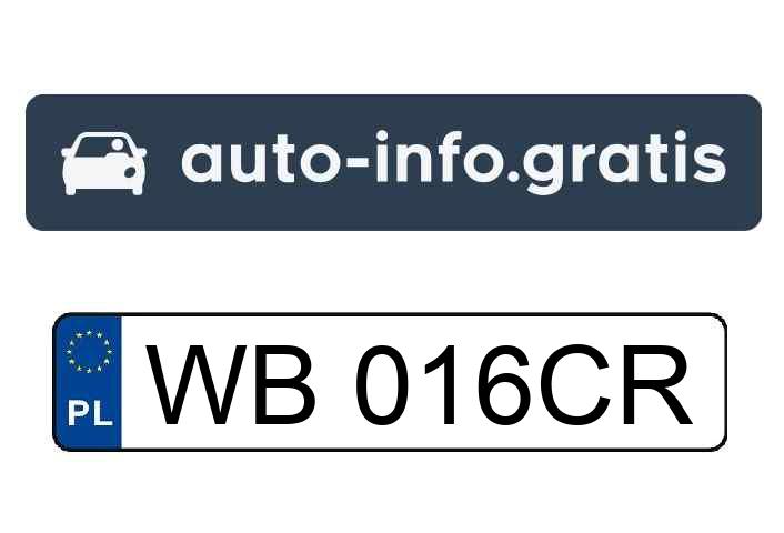 Skradziono pojazd o numerach rejestracyjnych WB016CR