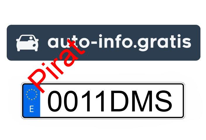 Pirat drogowy w pojeździe o numerach rejestracyjnych 0011DMS