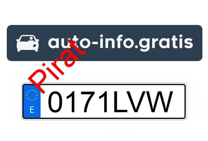 Pirat drogowy w pojeździe o numerach rejestracyjnych 0171LVW