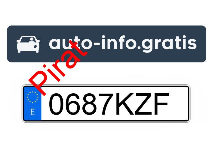 Pirat drogowy w pojeździe o numerach rejestracyjnych 0687KZF