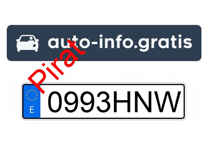Pirat drogowy w pojeździe o numerach rejestracyjnych 0993HNW