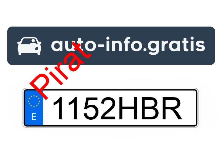 Pirat drogowy w pojeździe o numerach rejestracyjnych 1152HBR