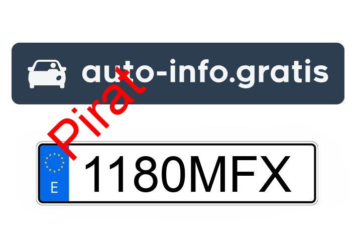Pirat drogowy w pojeździe o numerach rejestracyjnych 1180MFX Pirat drogowy w pojeździe o numerach rejestracyjnych 1180MFX