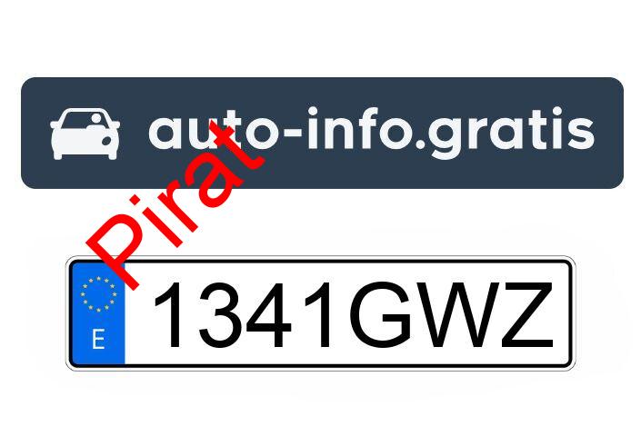 Pirat drogowy w pojeździe o numerach rejestracyjnych 1341GWZ