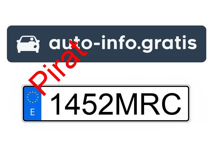 Pirat drogowy w pojeździe o numerach rejestracyjnych 1452MRC