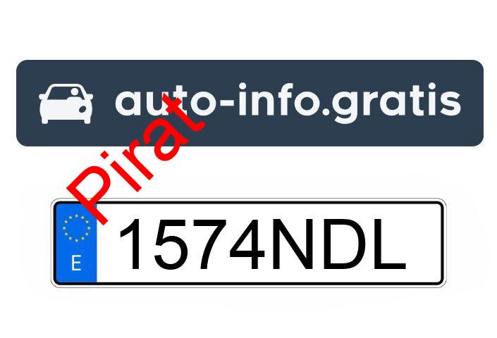 Pirat drogowy w pojeździe o numerach rejestracyjnych 1574NDL