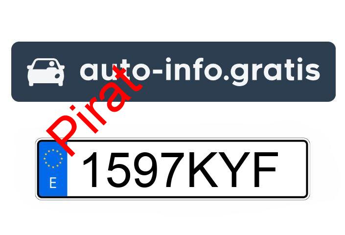 Pirat drogowy w pojeździe o numerach rejestracyjnych 1597KYF