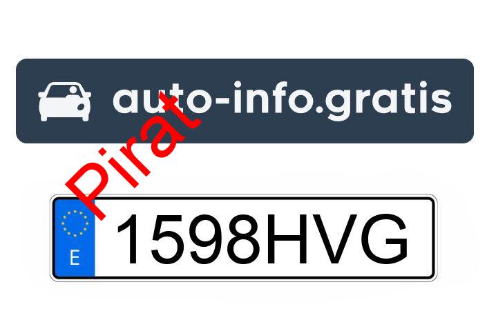 Pirat drogowy w pojeździe o numerach rejestracyjnych 1598HVG