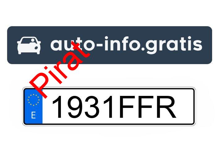 Pirat drogowy w pojeździe o numerach rejestracyjnych 1931FFR Pirat drogowy w pojeździe o numerach rejestracyjnych 1931FFR