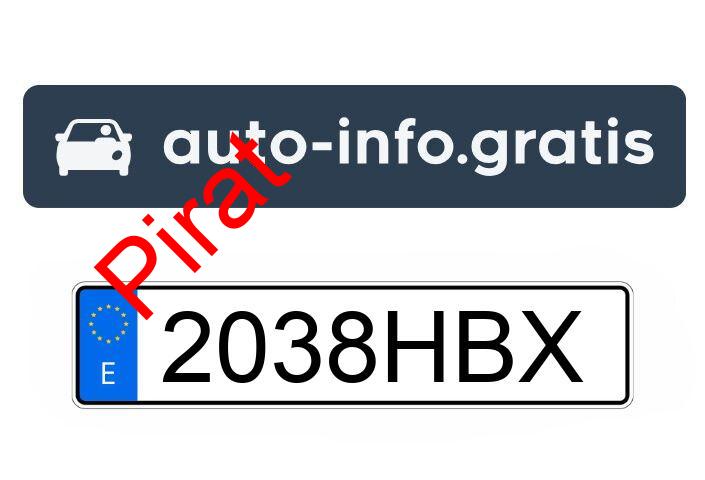 Pirat drogowy w pojeździe o numerach rejestracyjnych 2038HBX