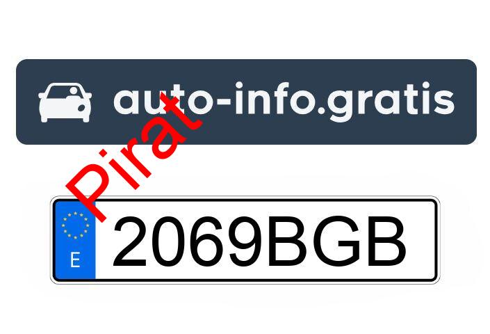Pirat drogowy w pojeździe o numerach rejestracyjnych 2069BGB