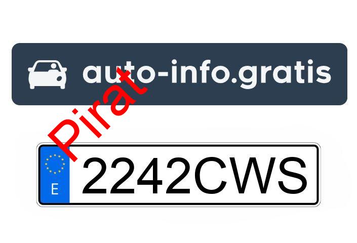 Pirat drogowy w pojeździe o numerach rejestracyjnych 2242CWS