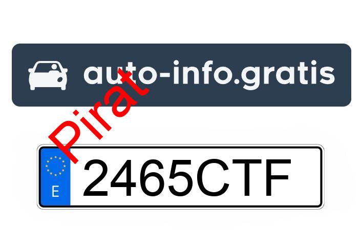 Pirat drogowy w pojeździe o numerach rejestracyjnych 2465CTF