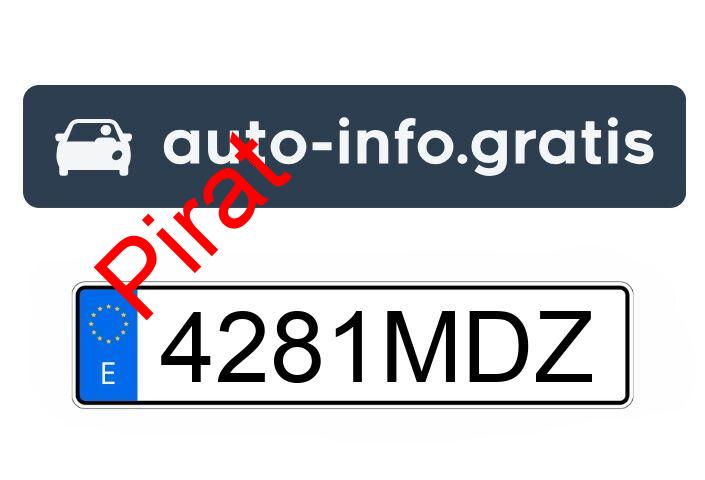 Pirat drogowy w pojeździe o numerach rejestracyjnych 4281MDZ