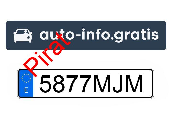 Pirat drogowy w pojeździe o numerach rejestracyjnych 5877MJM