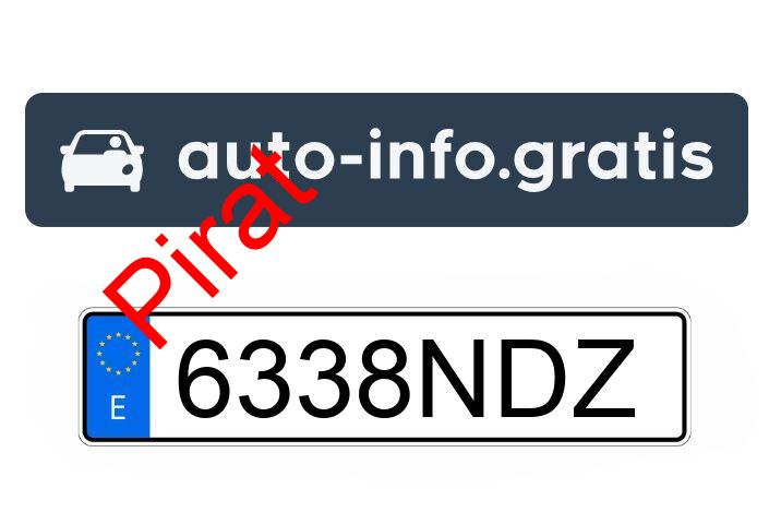 Pirat drogowy w pojeździe o numerach rejestracyjnych 6338NDZ