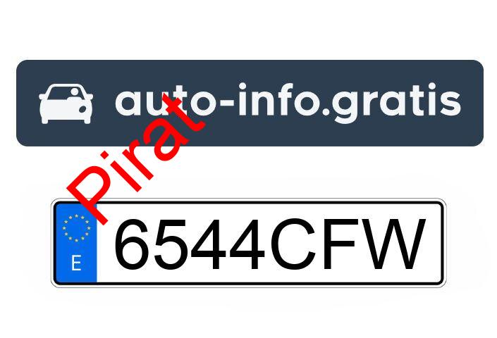 Pirat drogowy w pojeździe o numerach rejestracyjnych 6544CFW