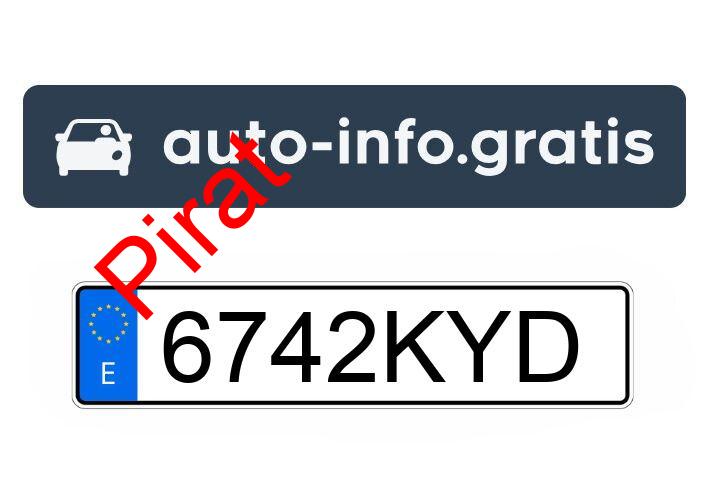 Pirat drogowy w pojeździe o numerach rejestracyjnych 6742KYD