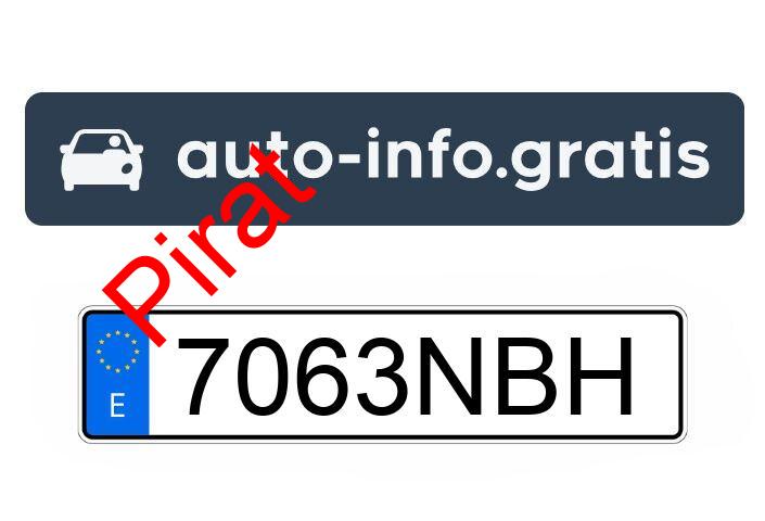 Pirat drogowy w pojeździe o numerach rejestracyjnych 7063NBH