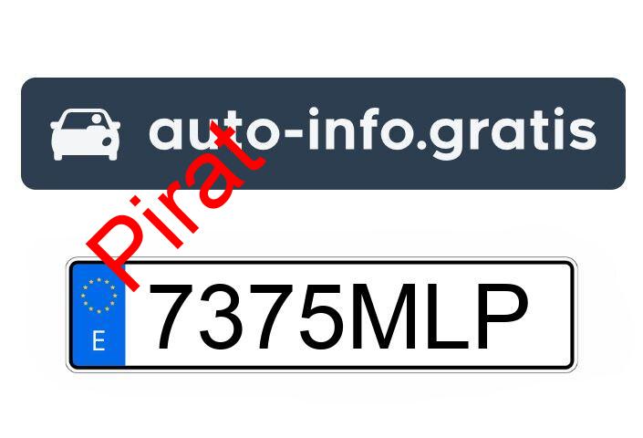Pirat drogowy w pojeździe o numerach rejestracyjnych 7375MLP