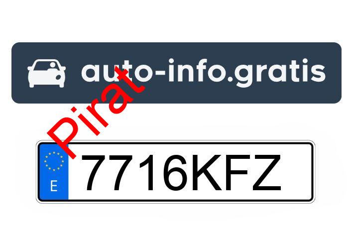 Pirat drogowy w pojeździe o numerach rejestracyjnych 7716KFZ Pirat drogowy w pojeździe o numerach rejestracyjnych 7716KFZ