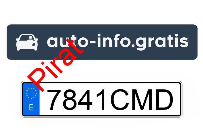 Pirat drogowy w pojeździe o numerach rejestracyjnych 7841CMD