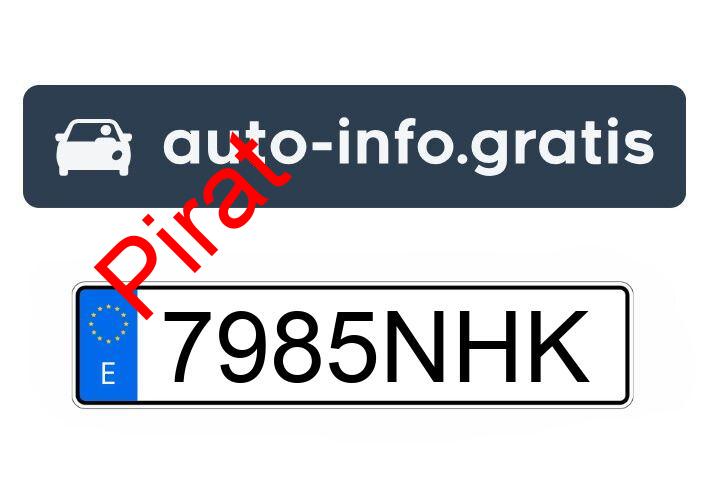 Pirat drogowy w pojeździe o numerach rejestracyjnych 7985NHK