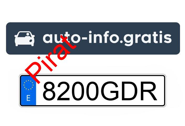 Pirat drogowy w pojeździe o numerach rejestracyjnych 8200GDR Pirat drogowy w pojeździe o numerach rejestracyjnych 8200GDR