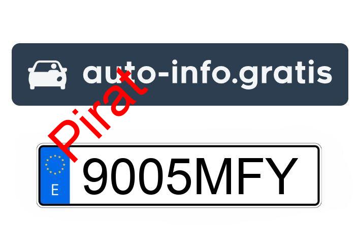 Pirat drogowy w pojeździe o numerach rejestracyjnych 9005MFY