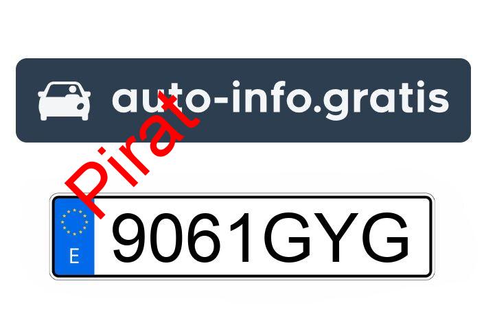 Pirat drogowy w pojeździe o numerach rejestracyjnych 9061GYG