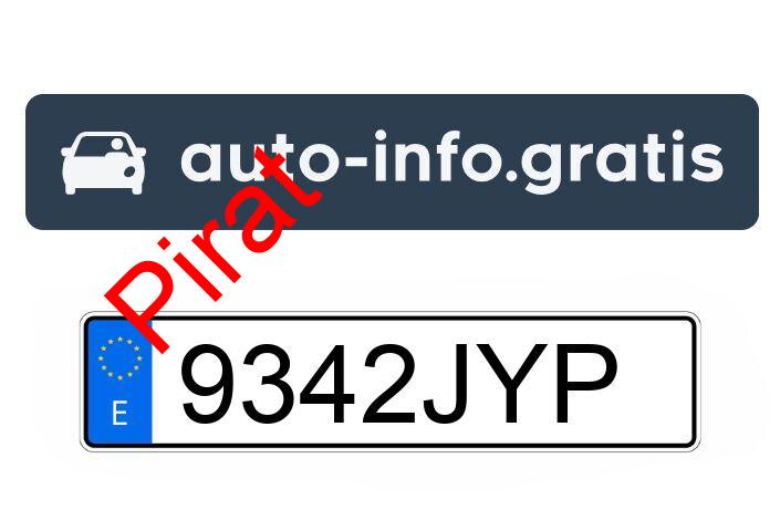 Pirat drogowy w pojeździe o numerach rejestracyjnych 9342JYP