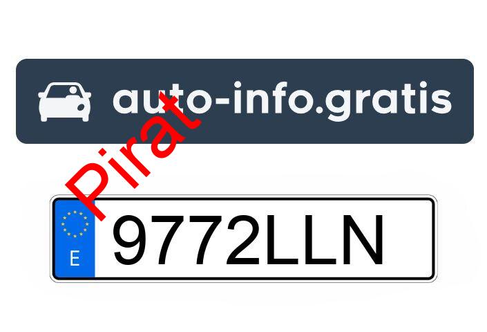 Pirat drogowy w pojeździe o numerach rejestracyjnych 9772LLN