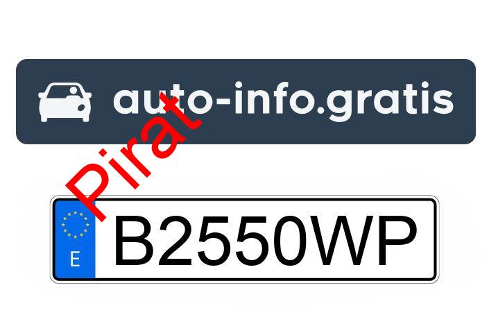 Pirat drogowy w pojeździe o numerach rejestracyjnych B2550WP Pirat drogowy w pojeździe o numerach rejestracyjnych B2550WP