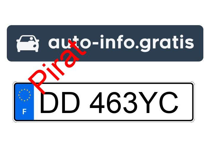 Pirat drogowy w pojeździe o numerach rejestracyjnych DD463YC