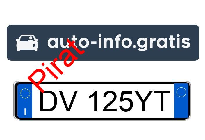 Pirat drogowy w pojeździe o numerach rejestracyjnych DV125YT