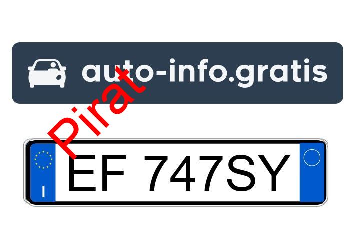 Pirat drogowy w pojeździe o numerach rejestracyjnych EF747SY
